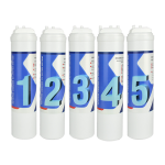 Ön Filtre Seti Filtre 6″ 4 Aşama + Post Karbon